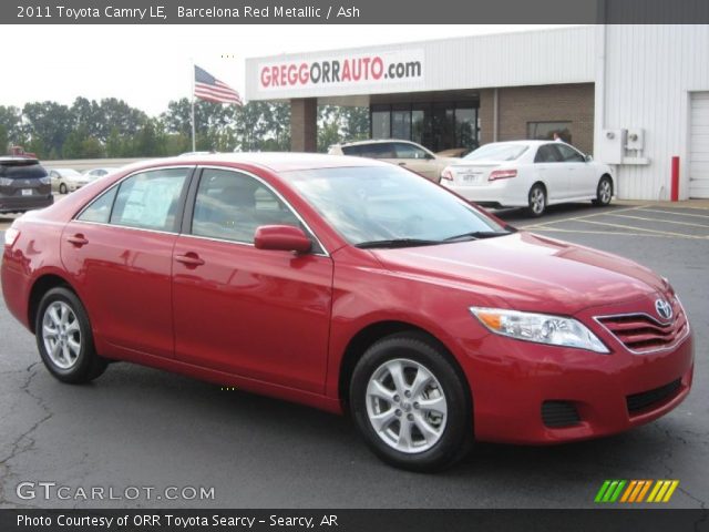2011 Toyota Camry LE in Barcelona Red Metallic