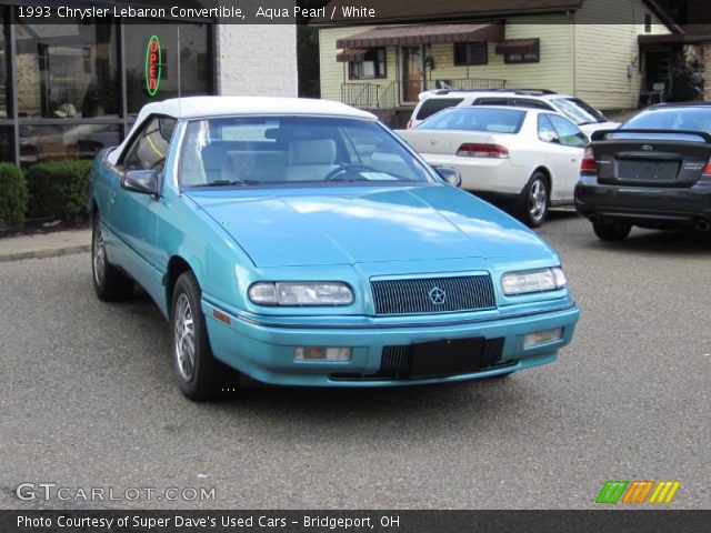 1993 Chrysler Lebaron Convertible in Aqua Pearl