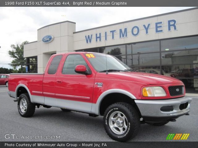 1998 Ford F150 XLT SuperCab 4x4 in Bright Red
