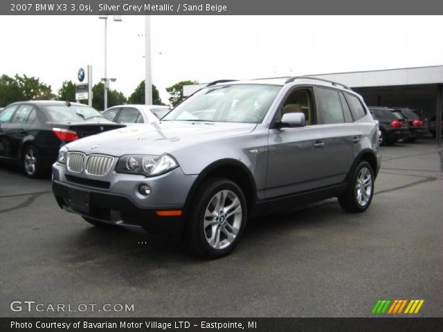 2007 BMW X3 3.0si in Silver Grey Metallic