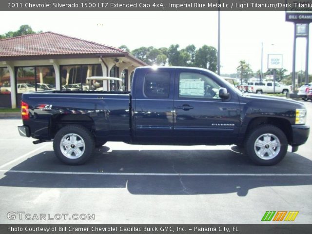 2011 Chevrolet Silverado 1500 LTZ Extended Cab 4x4 in Imperial Blue Metallic