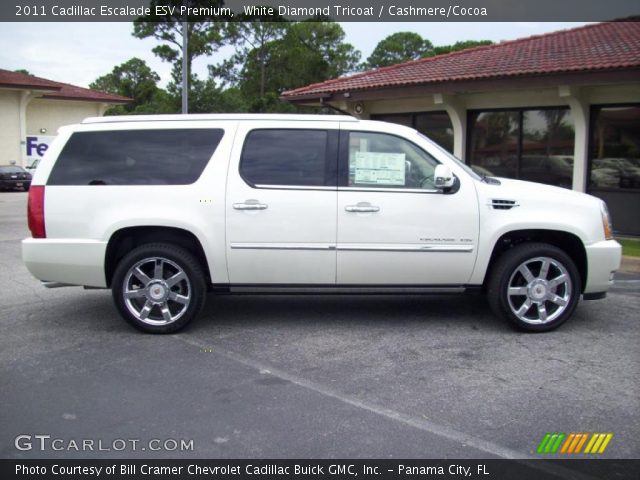 2011 Cadillac Escalade ESV Premium in White Diamond Tricoat