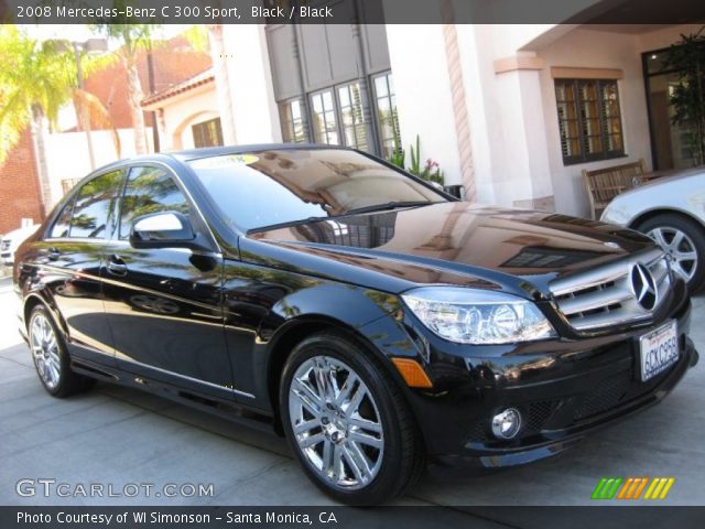 2008 Mercedes-Benz C 300 Sport in Black