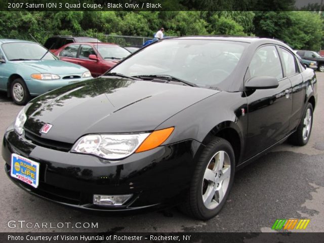 2007 Saturn ION 3 Quad Coupe in Black Onyx