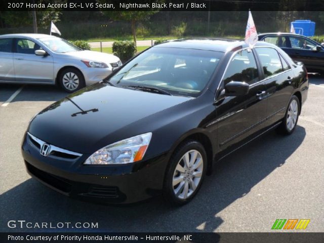 2007 Black honda accord ex