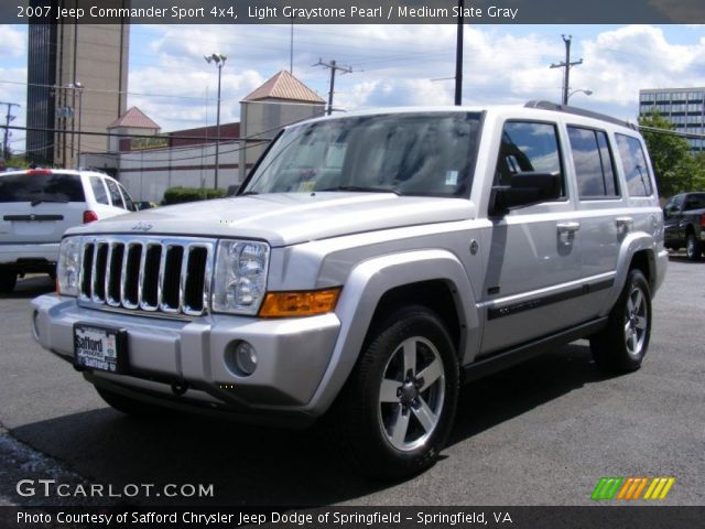 2007 Jeep Commander Sport 4x4 in Light Graystone Pearl