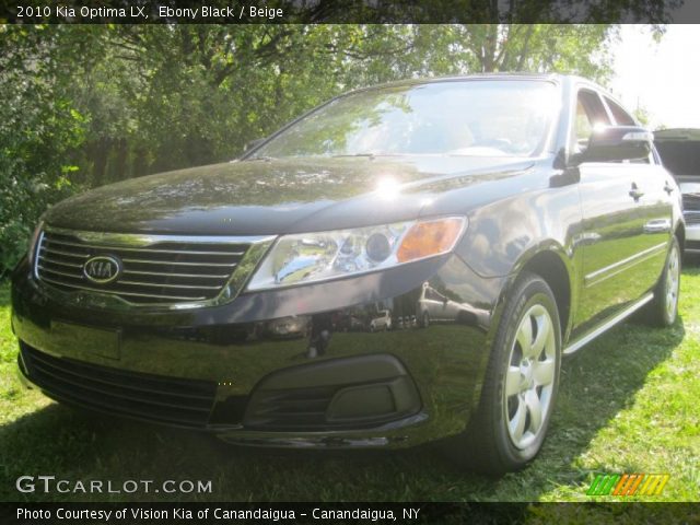 2010 Kia Optima LX in Ebony Black