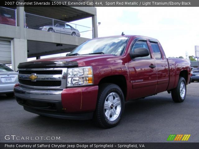 2007 Chevrolet Silverado 1500 LT Extended Cab 4x4 in Sport Red Metallic