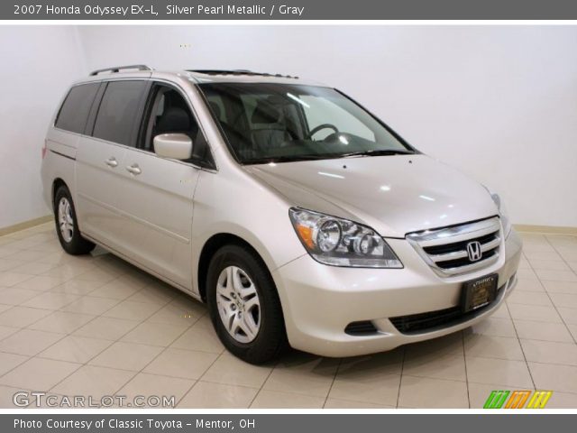 2007 Honda Odyssey EX-L in Silver Pearl Metallic