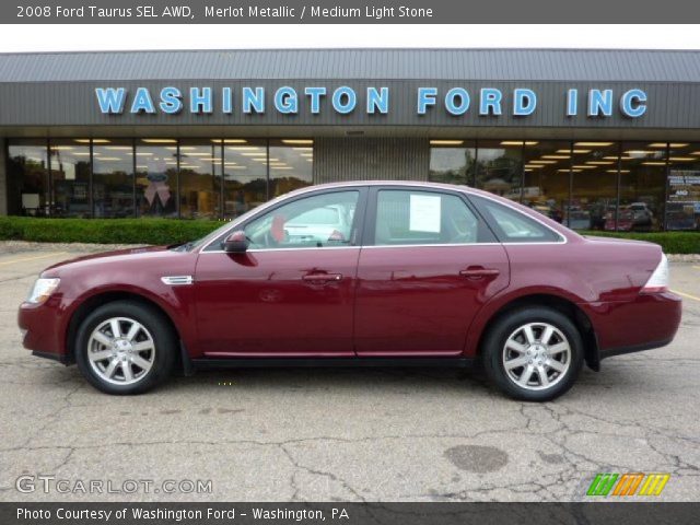 2008 Ford Taurus SEL AWD in Merlot Metallic