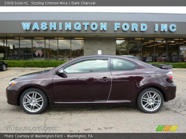 2009 Scion tC  in Sizzling Crimson Mica
