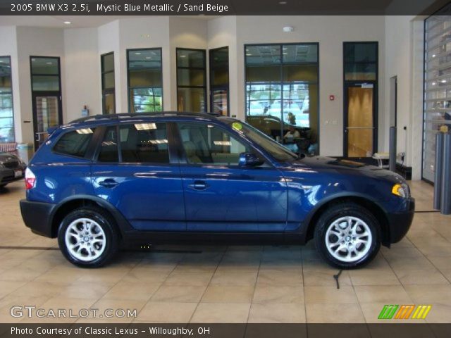 2005 BMW X3 2.5i in Mystic Blue Metallic