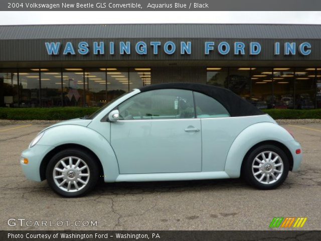 2004 Volkswagen New Beetle GLS Convertible in Aquarius Blue