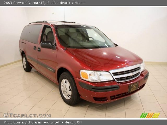 2003 Chevrolet Venture LS in Redfire Metallic