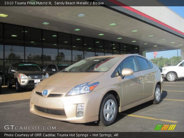 2010 Toyota Prius Hybrid III in Sandy Beach Metallic