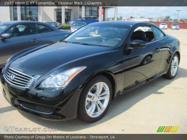 2010 Infiniti G 37 Convertible in Obsidian Black