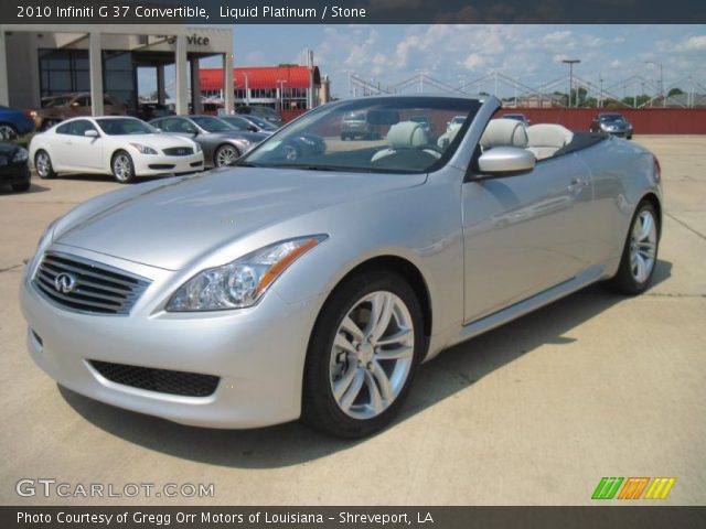 2010 Infiniti G 37 Convertible in Liquid Platinum