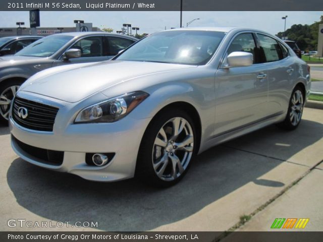 2011 Infiniti M 56 Sedan in Liquid Platinum