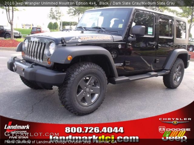 2010 Jeep Wrangler Unlimited Mountain Edition 4x4 in Black