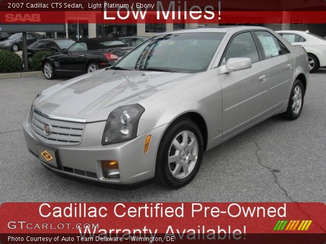 2007 Cadillac CTS Sedan in Light Platinum