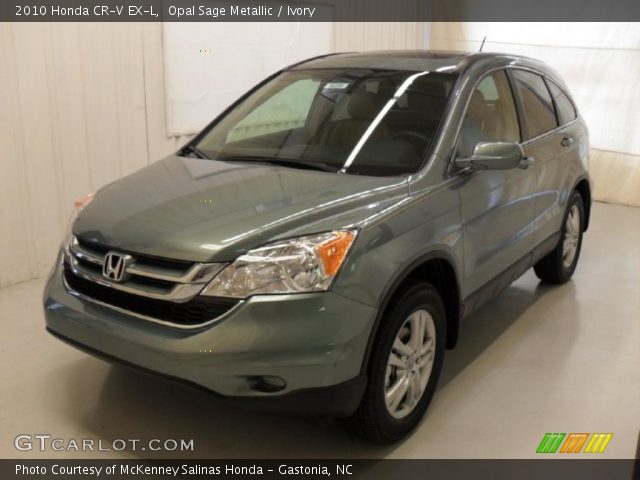 2010 Honda CR-V EX-L in Opal Sage Metallic