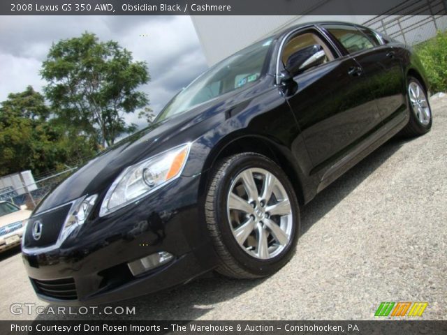 2008 Lexus GS 350 AWD in Obsidian Black