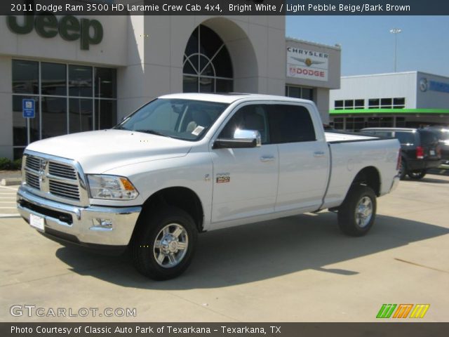 2011 Dodge Ram 3500 HD Laramie Crew Cab 4x4 in Bright White