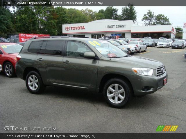 2008 Toyota Highlander  in Cypress Green Pearl