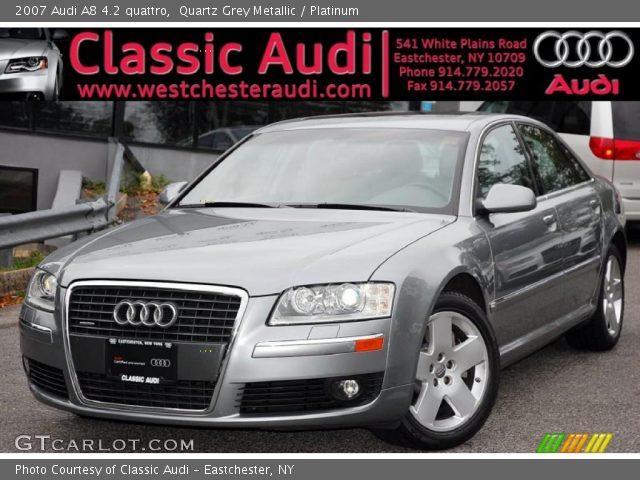 2007 Audi A8 4.2 quattro in Quartz Grey Metallic