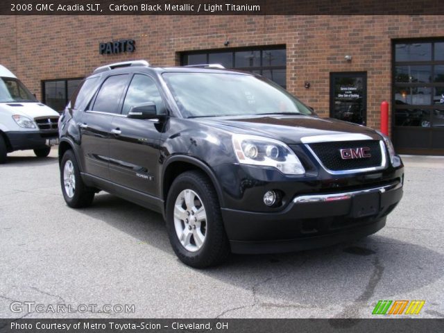 2008 GMC Acadia SLT in Carbon Black Metallic