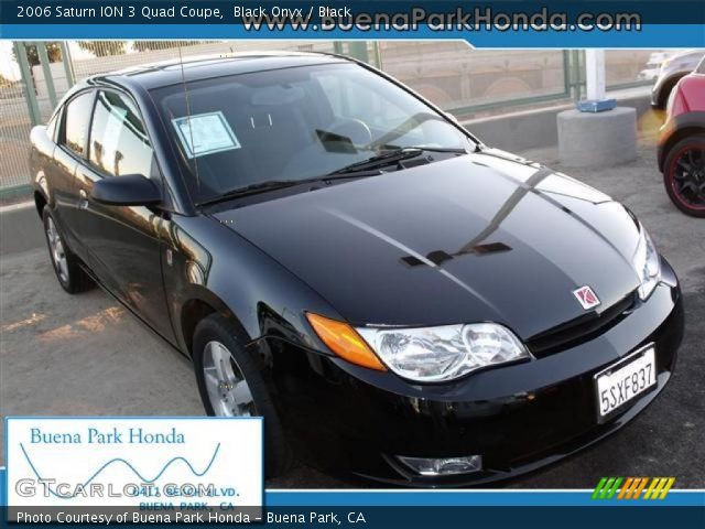 2006 Saturn ION 3 Quad Coupe in Black Onyx