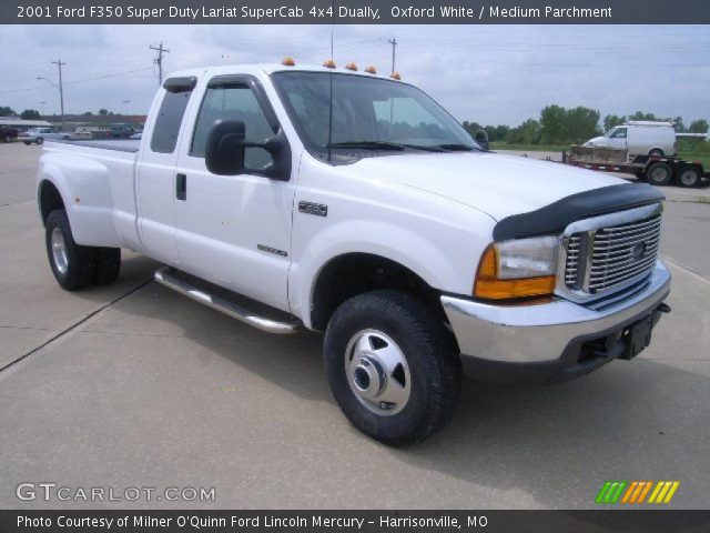 2001 Ford F350 Super Duty Lariat SuperCab 4x4 Dually in Oxford White