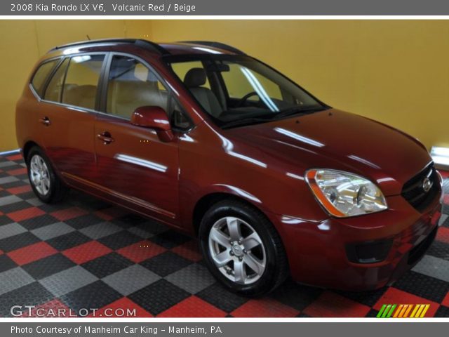 2008 Kia Rondo LX V6 in Volcanic Red
