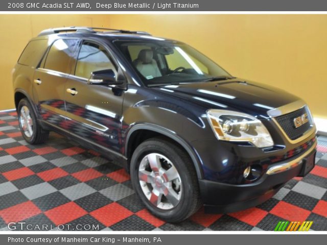 2008 GMC Acadia SLT AWD in Deep Blue Metallic