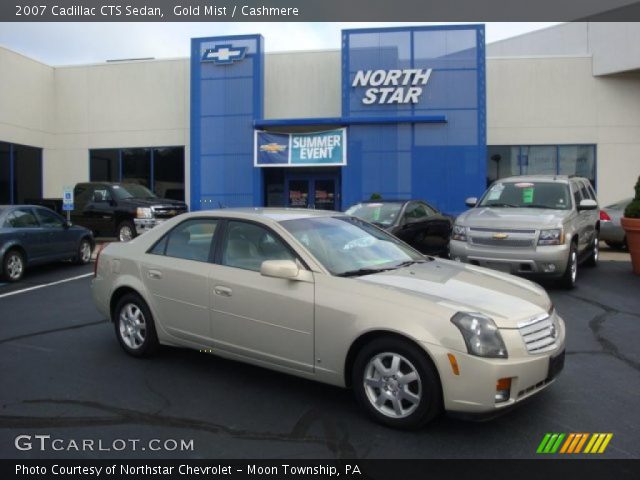 2007 Cadillac CTS Sedan in Gold Mist