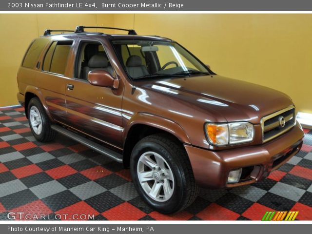2003 Nissan Pathfinder LE 4x4 in Burnt Copper Metallic