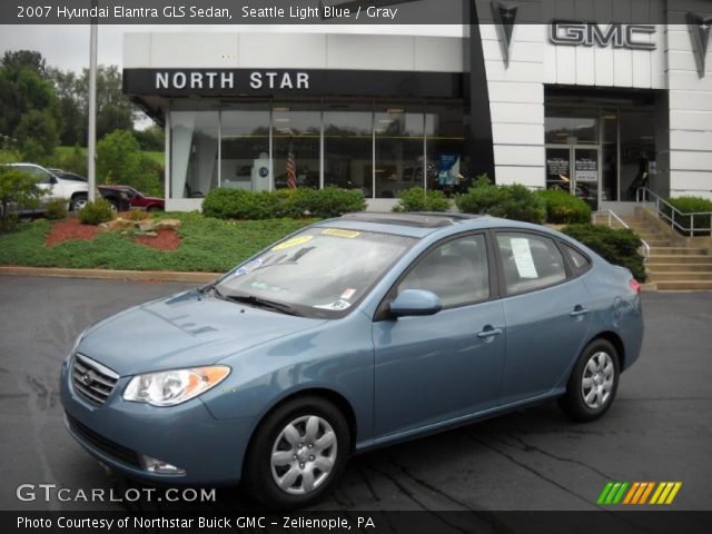 2007 Hyundai Elantra GLS Sedan in Seattle Light Blue
