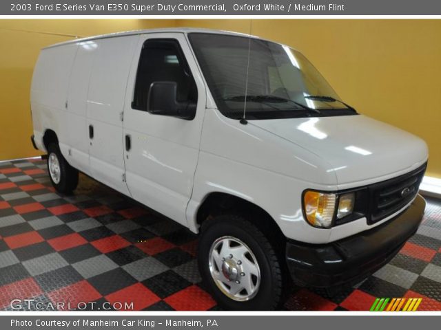 2003 Ford E Series Van E350 Super Duty Commercial in Oxford White