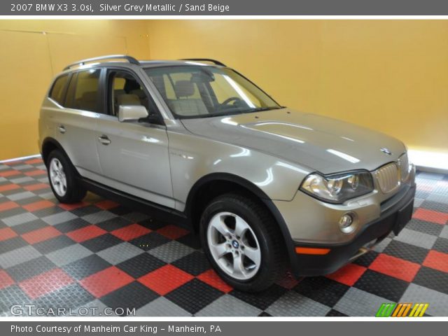 2007 BMW X3 3.0si in Silver Grey Metallic