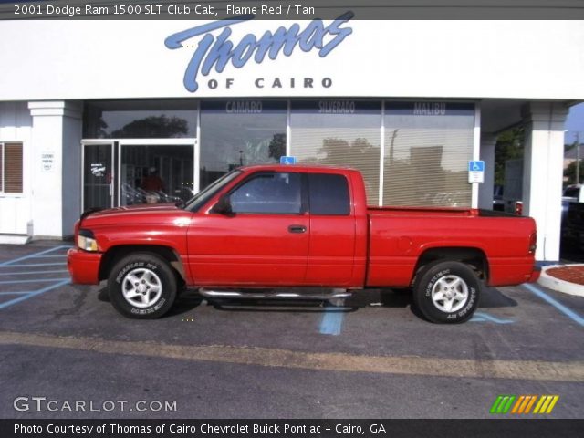 2001 Dodge Ram 1500 SLT Club Cab in Flame Red