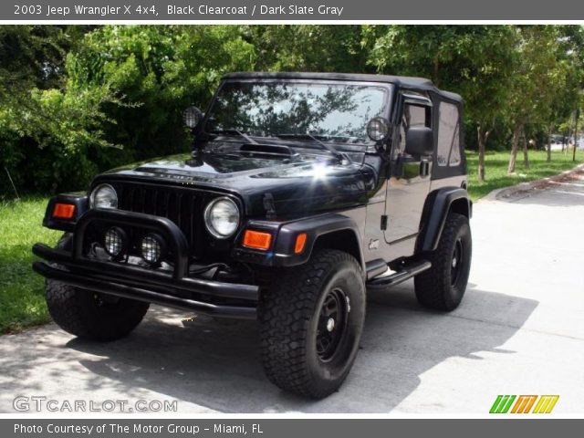 2003 Jeep Wrangler X 4x4 in Black Clearcoat