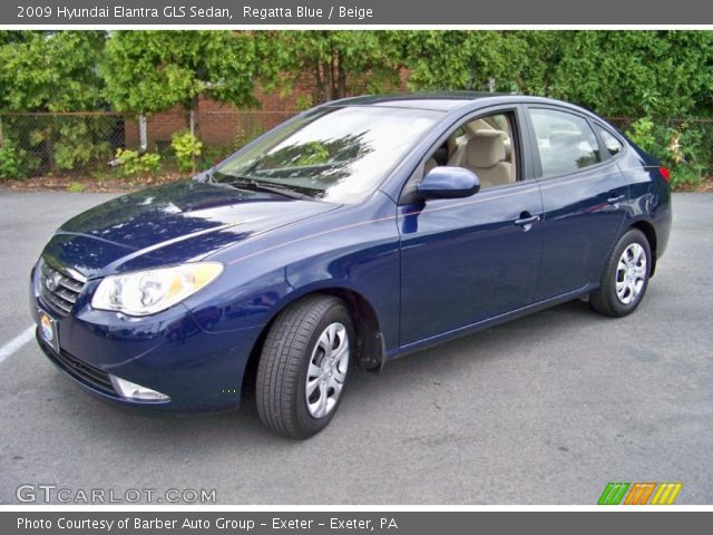 2009 Hyundai Elantra GLS Sedan in Regatta Blue