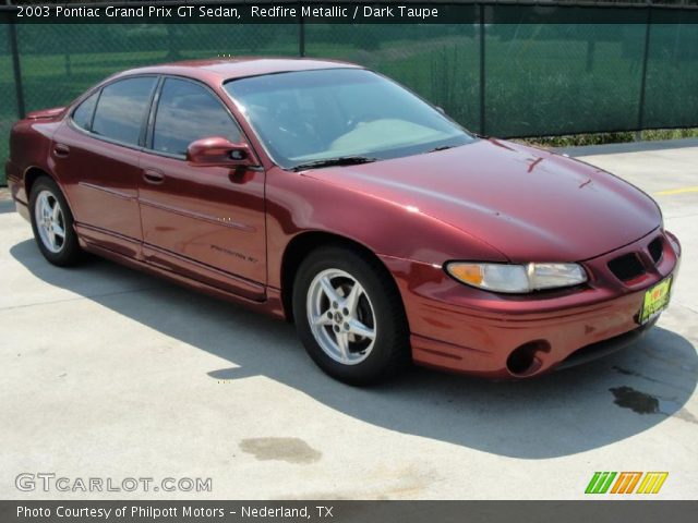 2003 Pontiac Grand Prix GT Sedan in Redfire Metallic