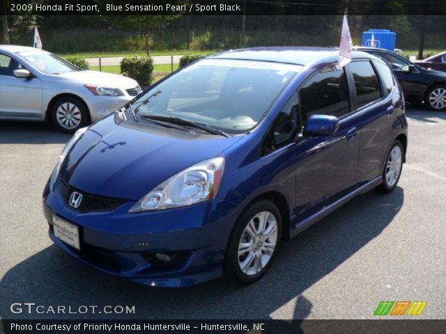 2009 Honda Fit Sport in Blue Sensation Pearl