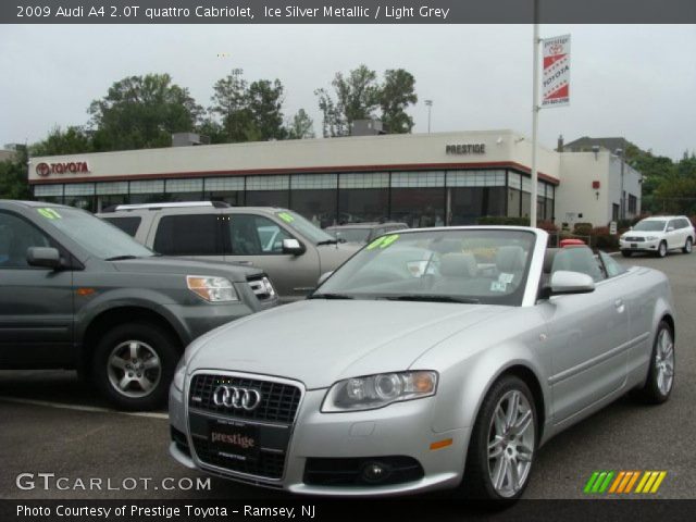 2009 Audi A4 2.0T quattro Cabriolet in Ice Silver Metallic