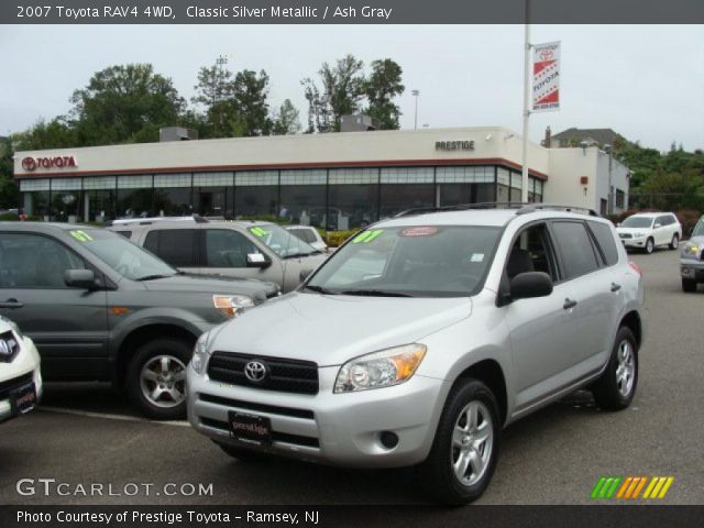 2007 Toyota RAV4 4WD in Classic Silver Metallic