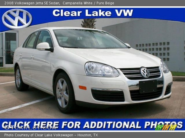 2008 Volkswagen Jetta SE Sedan in Campanella White