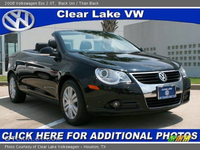 2008 Volkswagen Eos 2.0T in Black Uni
