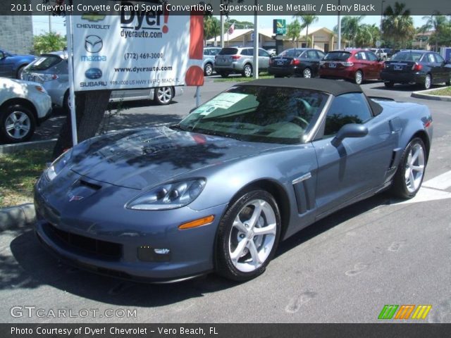 2011 Chevrolet Corvette Grand Sport Convertible in Supersonic Blue Metallic