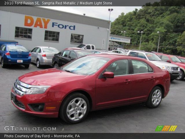 2010 Ford Fusion SE in Sangria Red Metallic